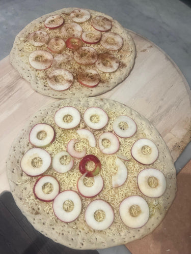 Apple Honey Pizza